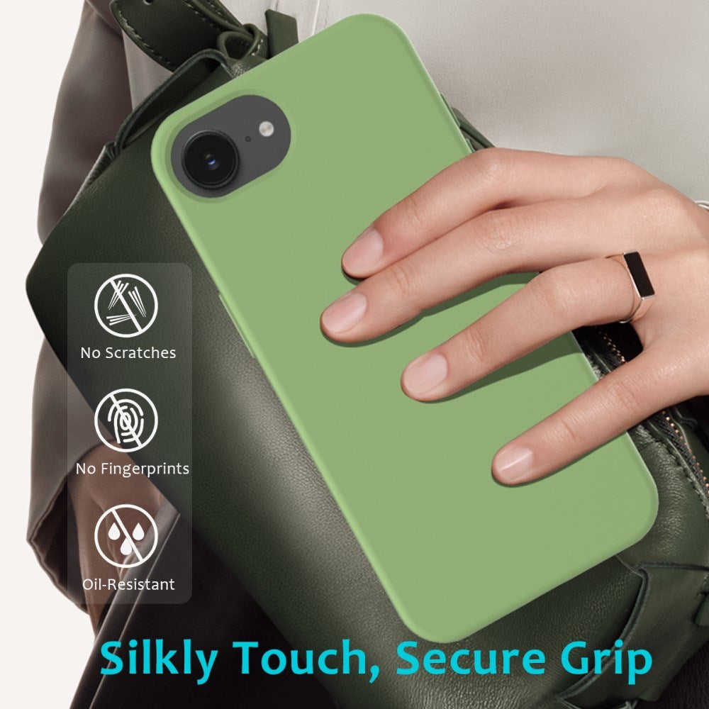 EIDERWOOD iPhone 17e / 16e Foret Silikone Cover - Grøn