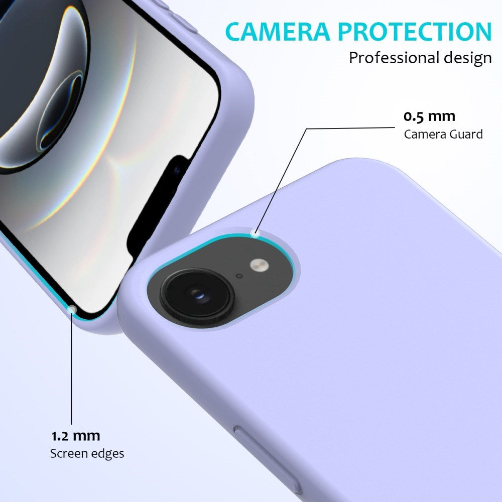 EIDERWOOD iPhone 17e / 16e Foret Silikone Cover - Lavendel