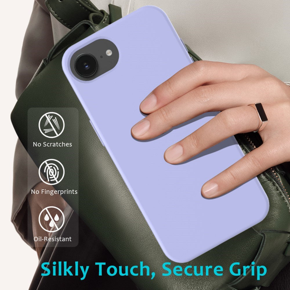 EIDERWOOD iPhone 17e / 16e Foret Silikone Cover - Lavendel