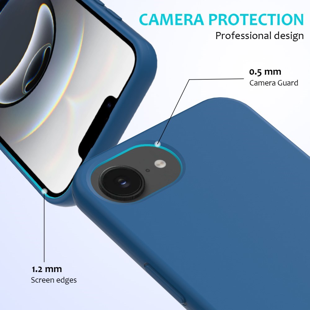 EIDERWOOD iPhone 17e / 16e Foret Silikone Cover - Blå
