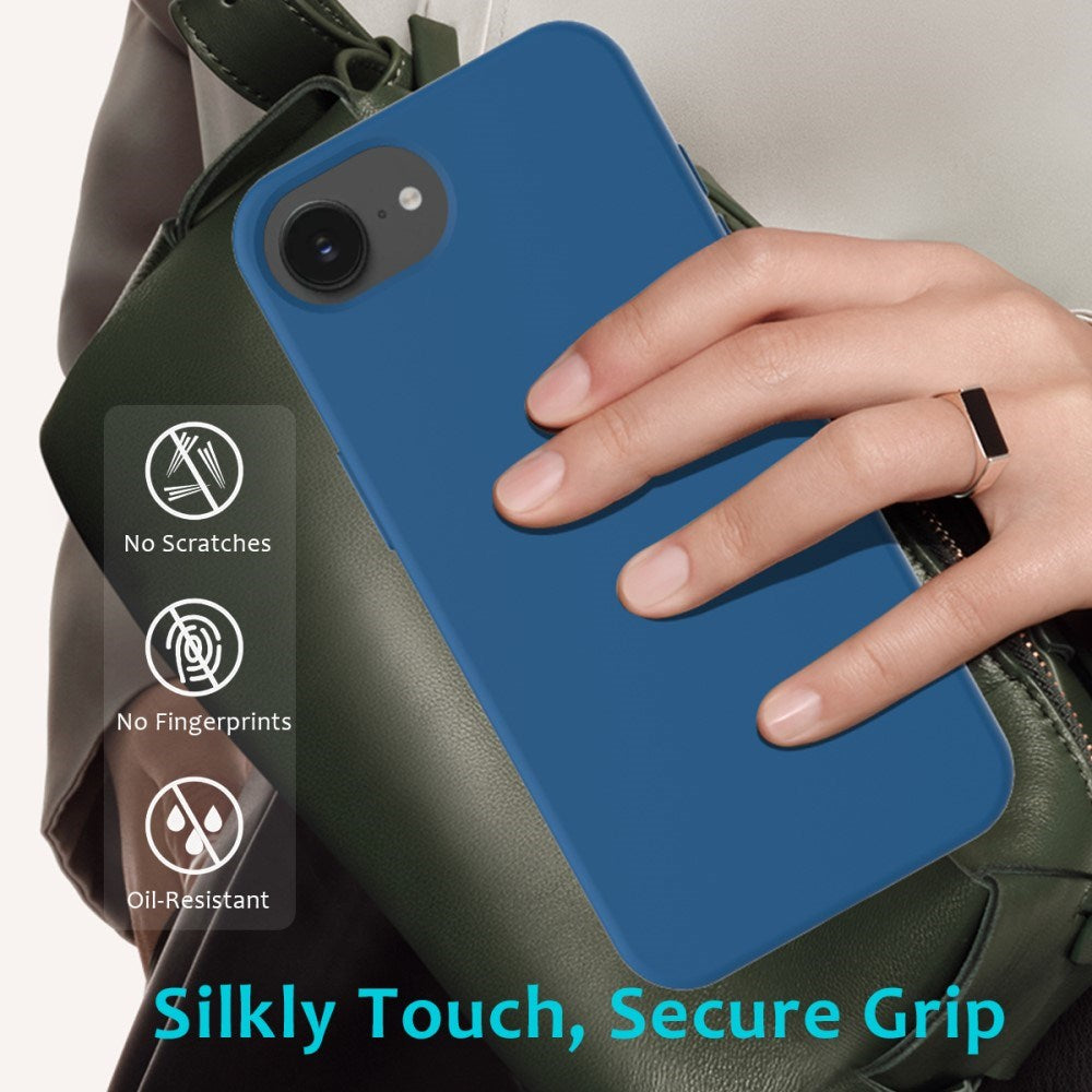 EIDERWOOD iPhone 17e / 16e Foret Silikone Cover - Blå