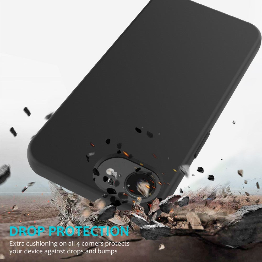 EIDERWOOD iPhone 17e / 16e Foret Silikone Cover - Sort