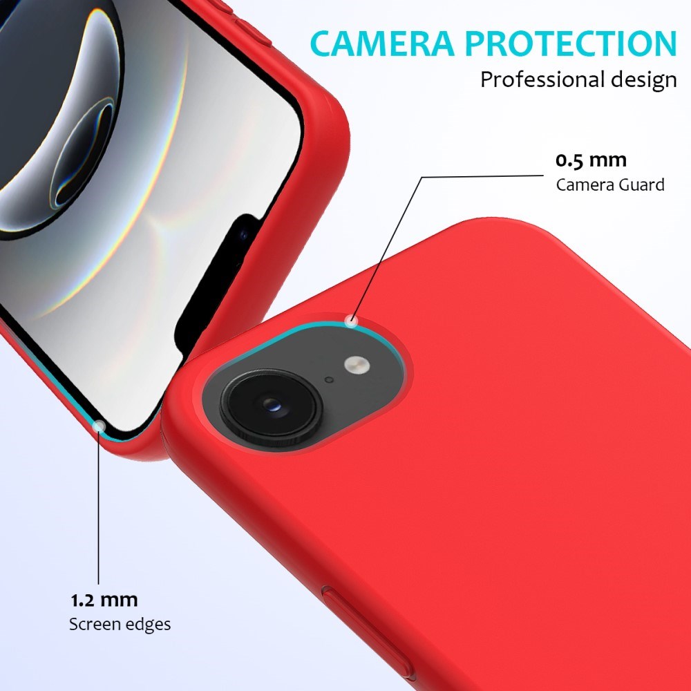 EIDERWOOD iPhone 17e / 16e Foret Silikone Cover - Rød