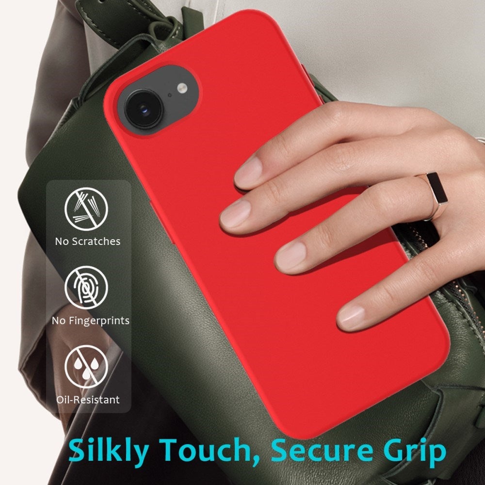 EIDERWOOD iPhone 17e / 16e Foret Silikone Cover - Rød