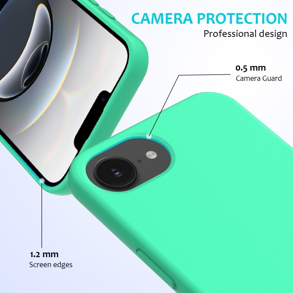 EIDERWOOD iPhone 17e / 16e Foret Silikone Cover - Neon Grøn