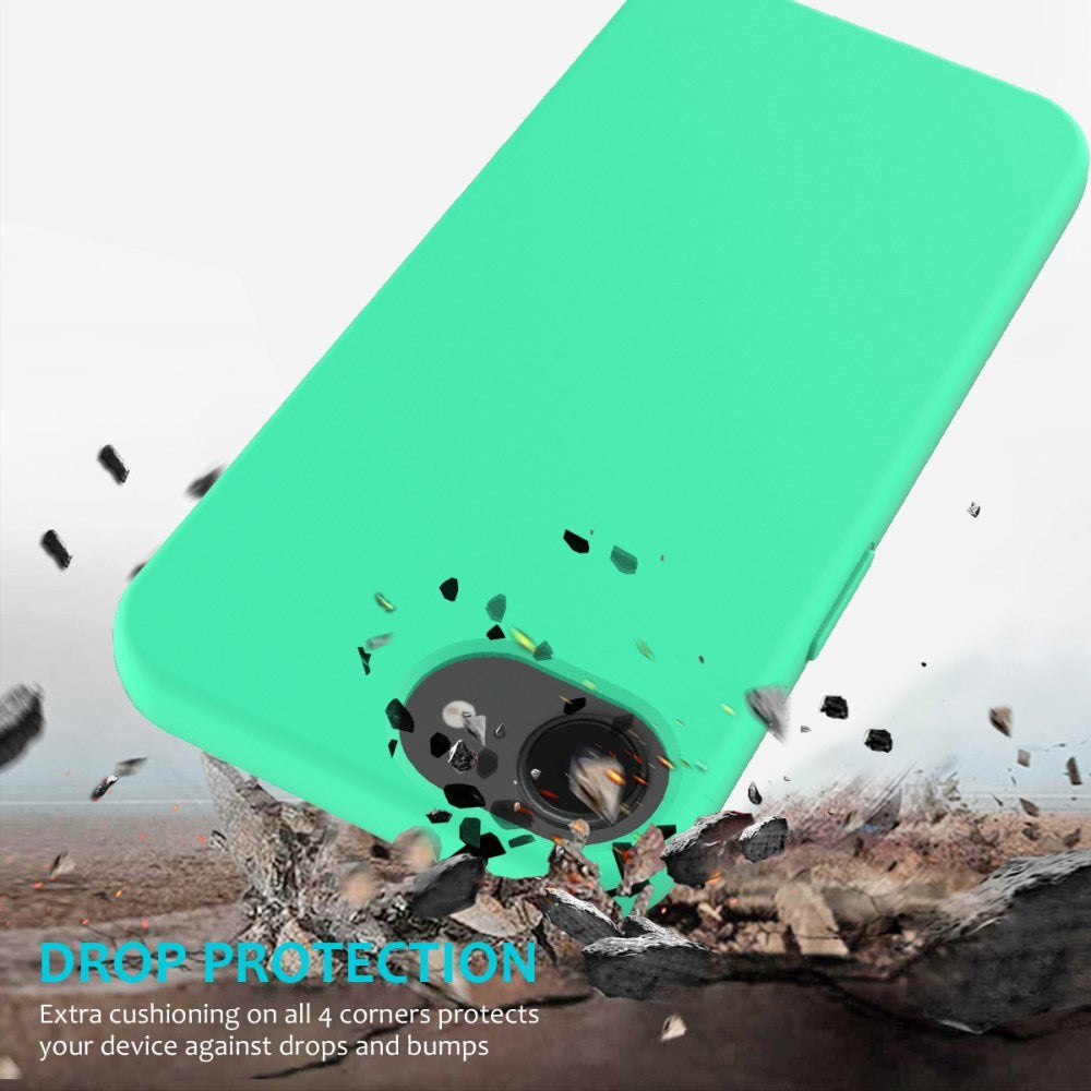 EIDERWOOD iPhone 17e / 16e Foret Silikone Cover - Neon Grøn