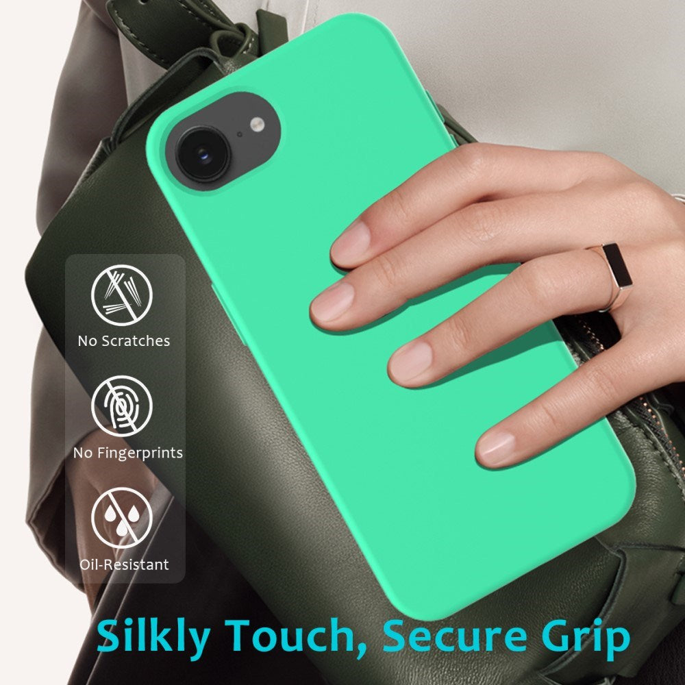 EIDERWOOD iPhone 17e / 16e Foret Silikone Cover - Neon Grøn