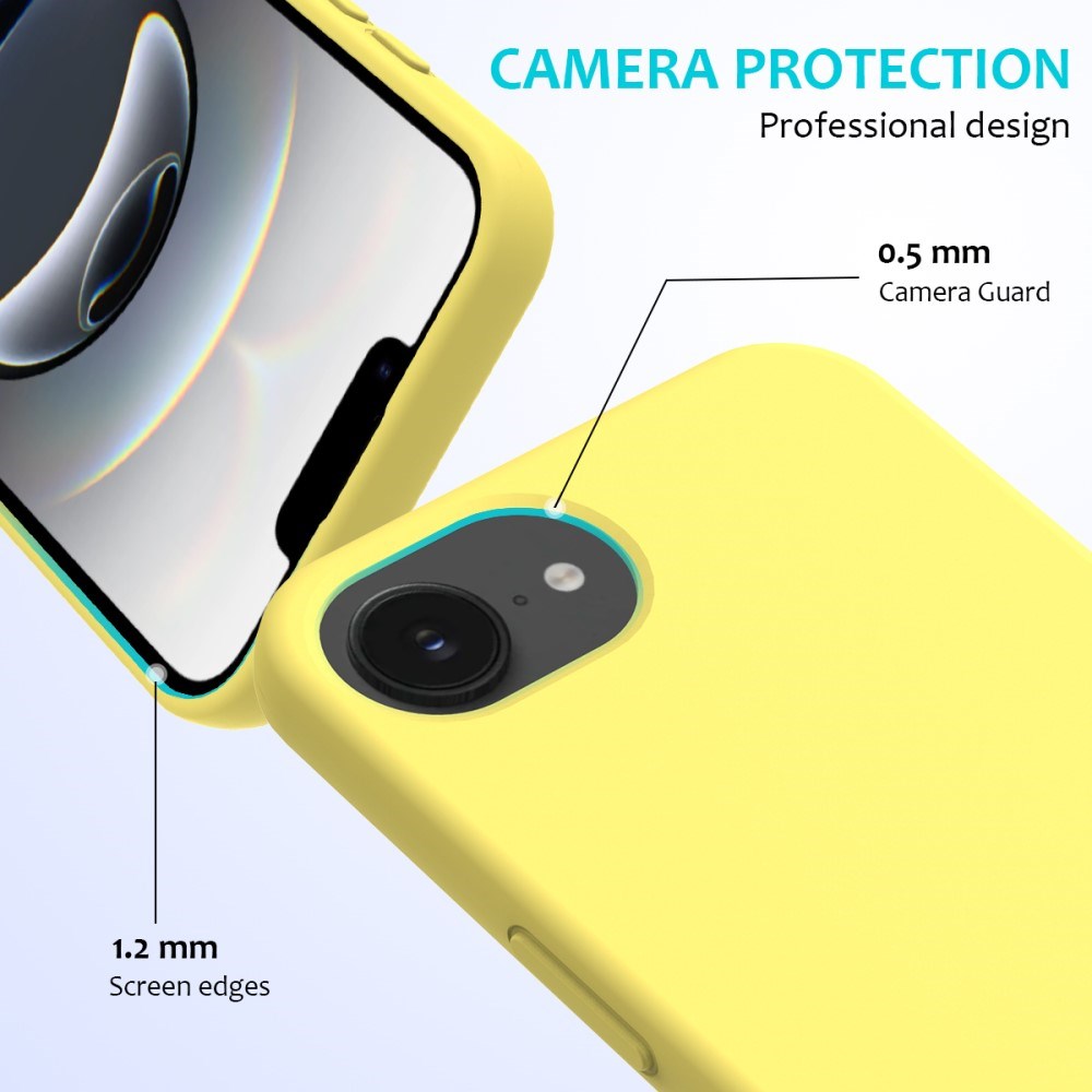 EIDERWOOD iPhone 17e / 16e Foret Silikone Cover - Gul