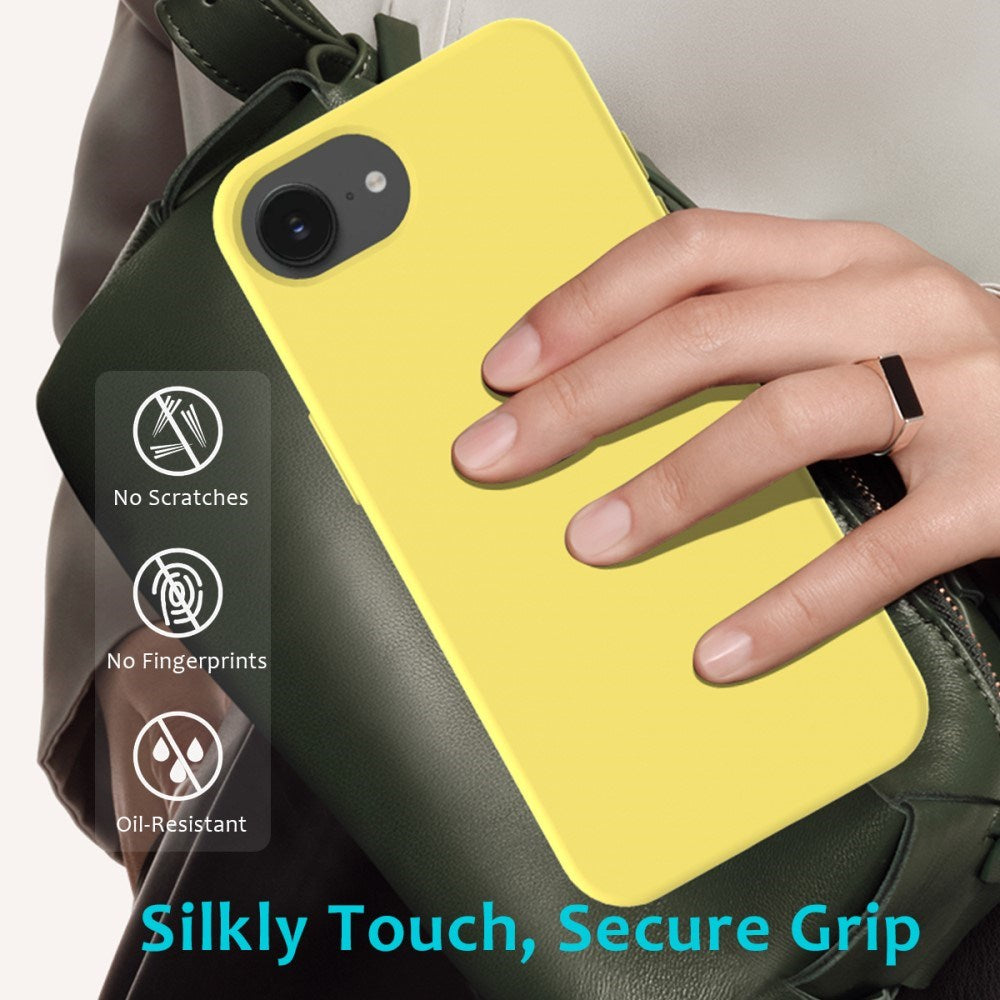 EIDERWOOD iPhone 17e / 16e Foret Silikone Cover - Gul