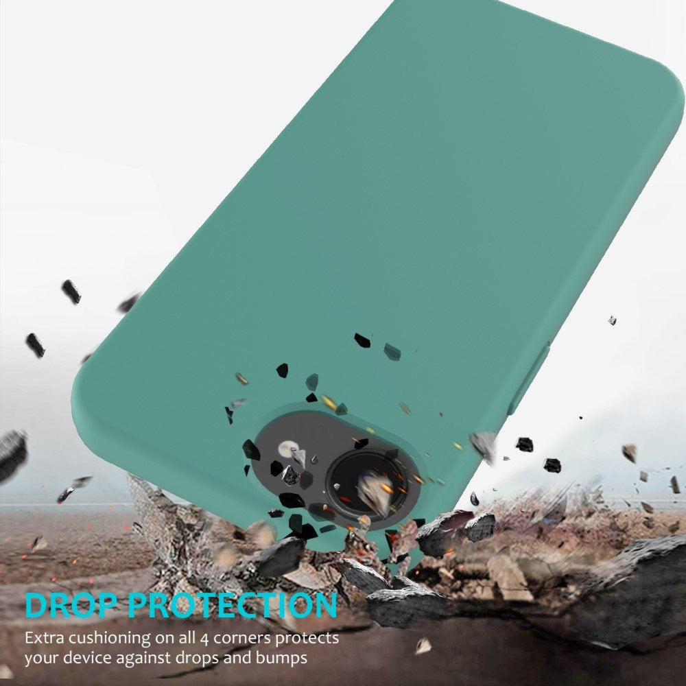 EIDERWOOD iPhone 17e / 16e Foret Silikone Cover - Mørkegrøn