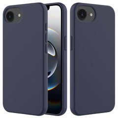 EIDERWOOD iPhone 16e Foret Silikone Cover - Mørkeblå