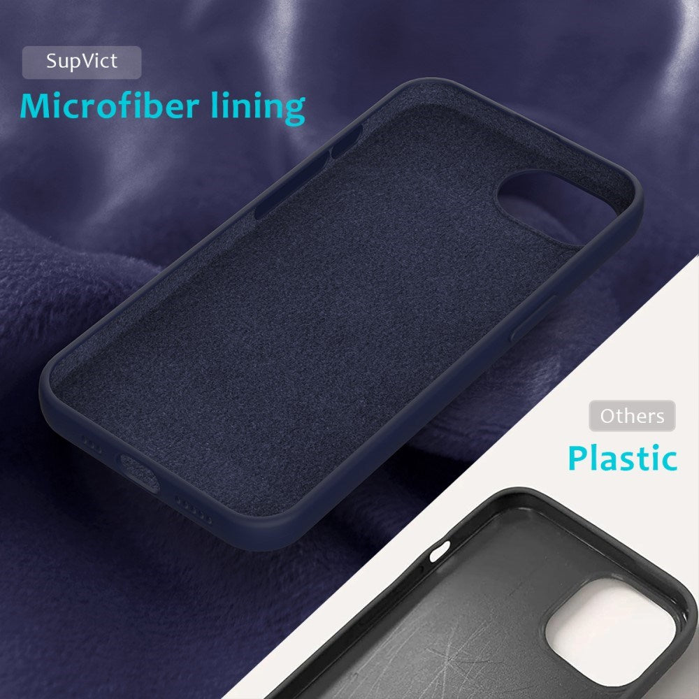 EIDERWOOD iPhone 17e / 16e Foret Silikone Cover - Mørkeblå