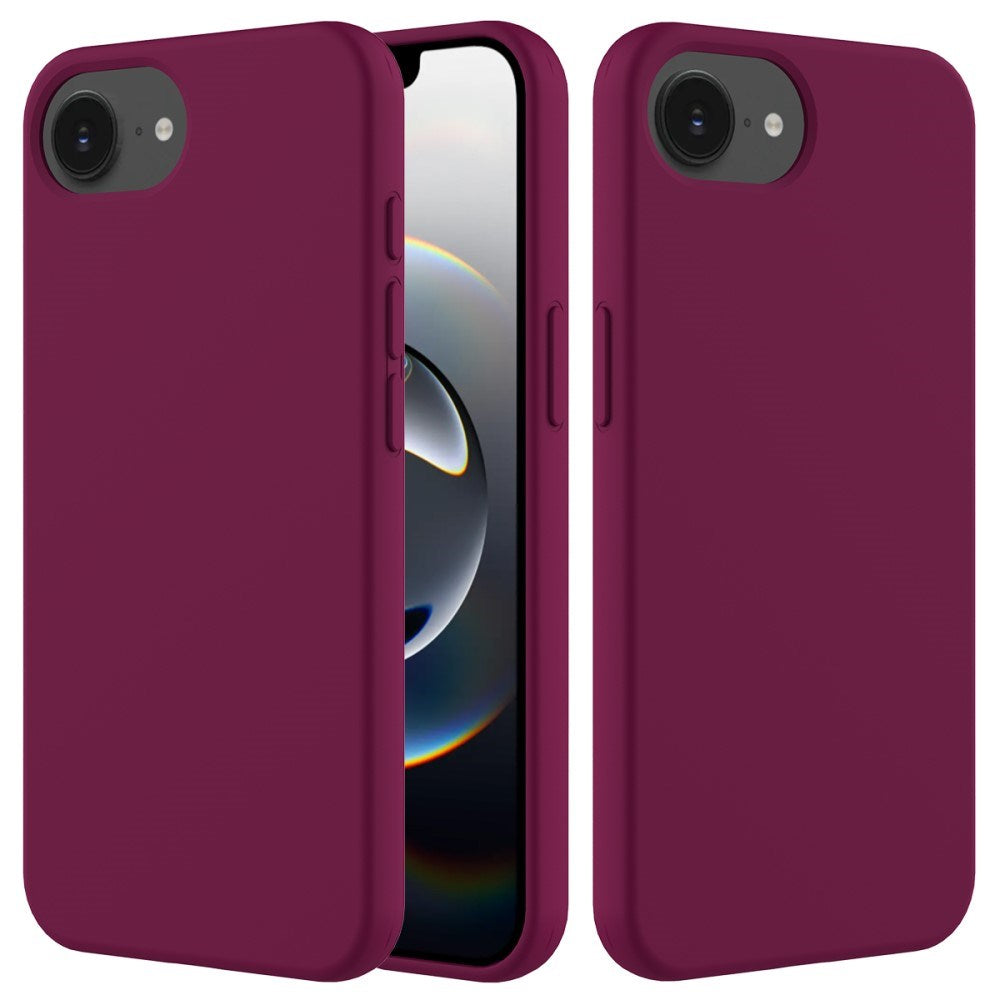 EIDERWOOD iPhone 17e / 16e Foret Silikone Cover - Vinrød