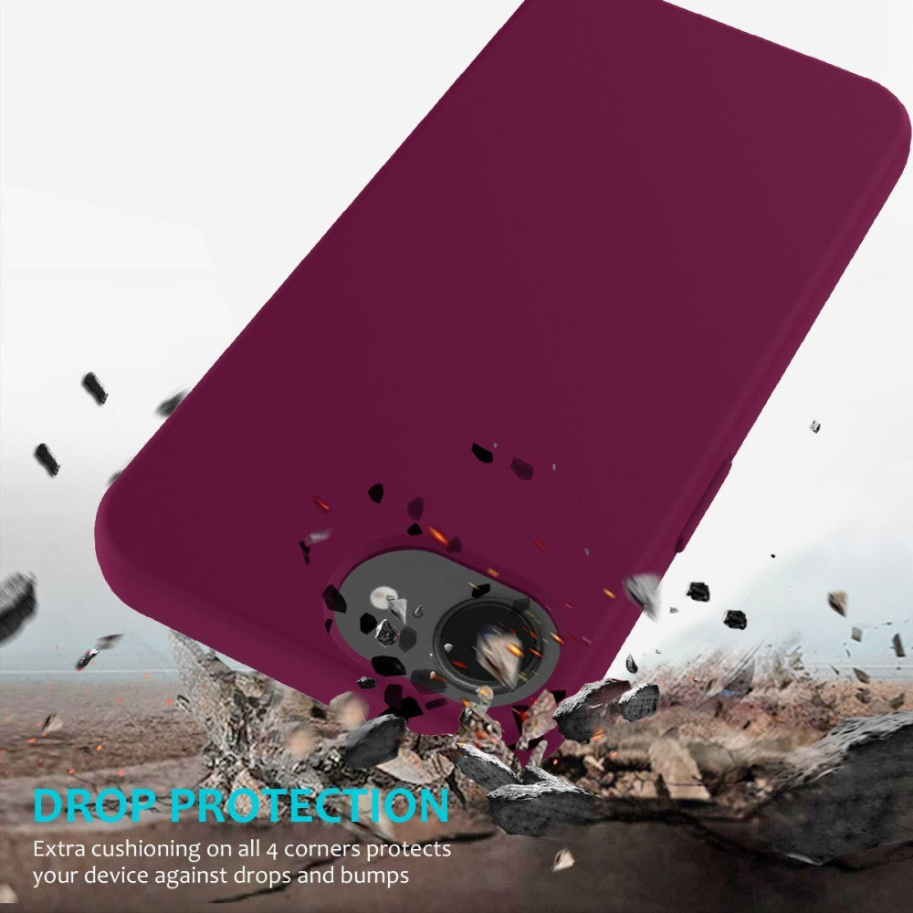 EIDERWOOD iPhone 17e / 16e Foret Silikone Cover - Vinrød