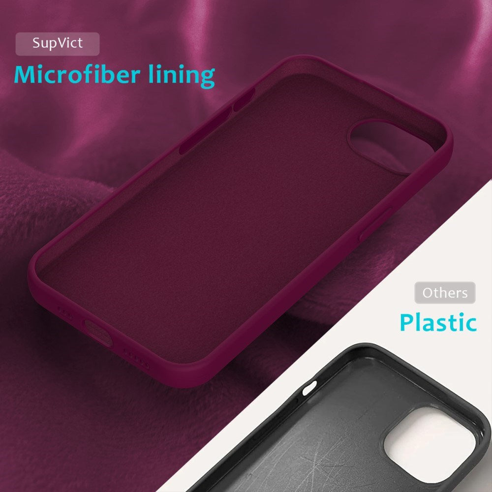 EIDERWOOD iPhone 17e / 16e Foret Silikone Cover - Vinrød
