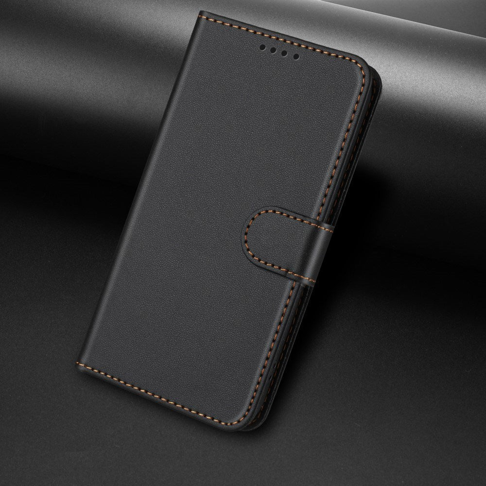 EIDERWOOD Xiaomi Redmi 14C /  Poco C75 Kunstlæder Cover m. Pung & Ståfunktion - Sort