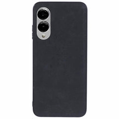 EIDERWOOD Samsung Galaxy S25 Edge Kunstlæderbelagt Plastik Cover - Sort