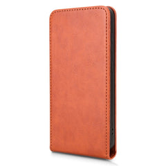 EIDERWOOD Samsung Galaxy S25 Edge Vertikalt Flip Cover m. Kortholder - Orange