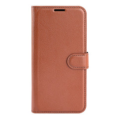 EIDERWOOD Samsung Galaxy S25 Edge Litchi Kunstlæder Flip Cover m. Pung - Brun