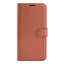 EIDERWOOD Samsung Galaxy S25 Edge Litchi Kunstlæder Flip Cover m. Pung - Brun
