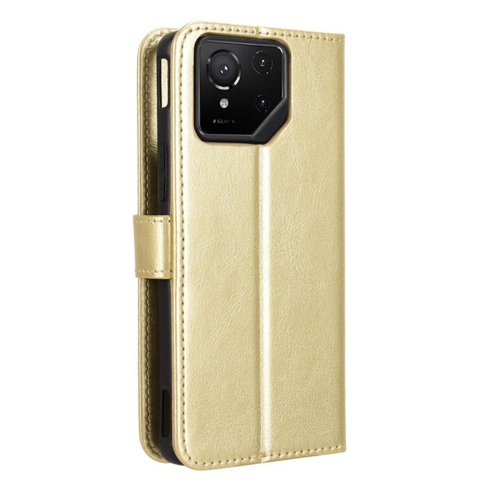 EIDERWOOD Asus ROG Phone 9 (5G) / 9 Pro (5G) Kunstlæder Flip Cover m. Kortholder & Ståfunktion - Guld