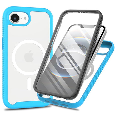 EIDERWOOD iPhone 17e / 16e 2-i-1 Cover med Indbygget Skærmbeskyttelse - Blå