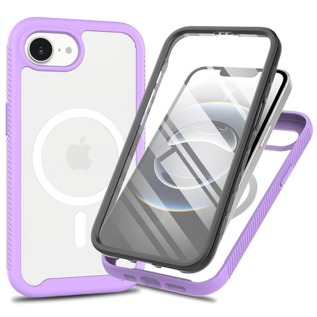 EIDERWOOD iPhone 17e / 16e 2-i-1 Cover med Indbygget Skærmbeskyttelse - Lilla