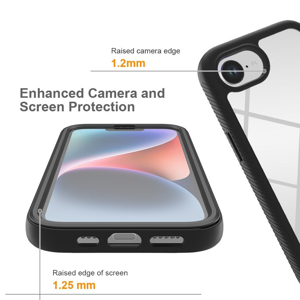 EIDERWOOD iPhone 17e / 16e 2-i-1 Cover med Indbygget Skærmbeskyttelse - Lilla