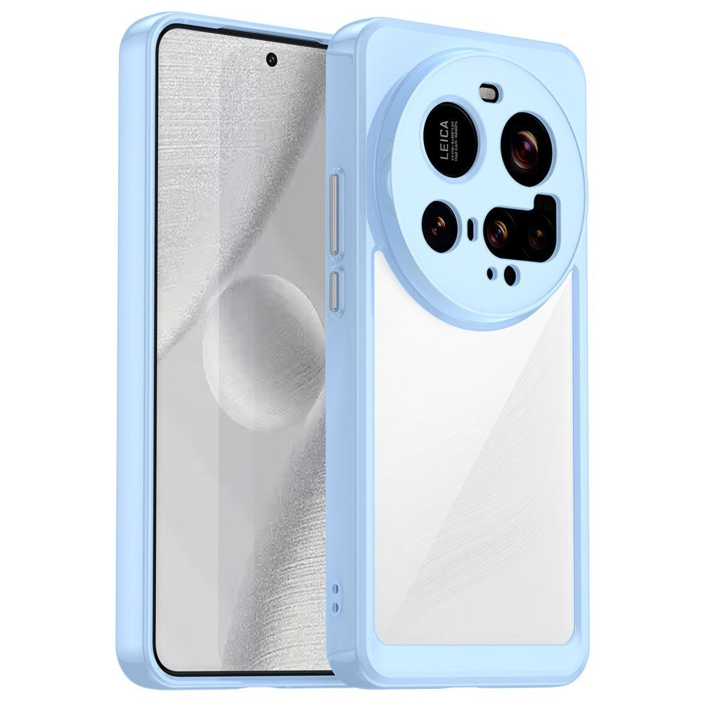 EIDERWOOD Xiaomi 15 Ultra Hybrid Plastik Cover - Gennemsigtig / Blå