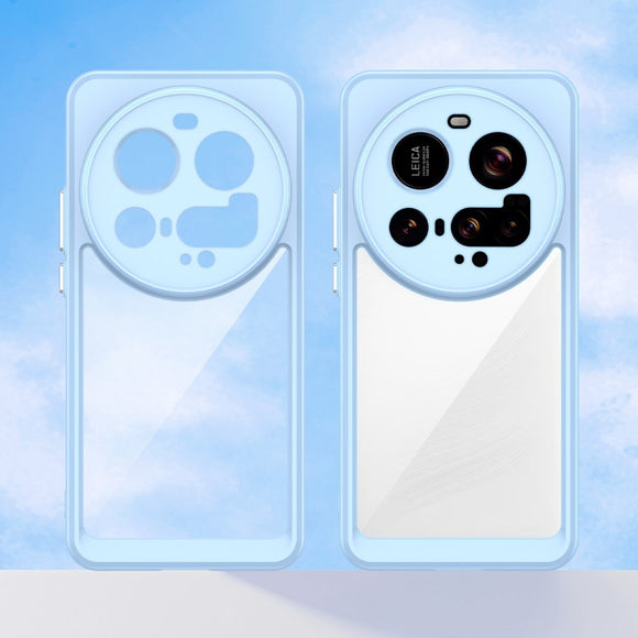 EIDERWOOD Xiaomi 15 Ultra Hybrid Plastik Cover - Gennemsigtig / Blå