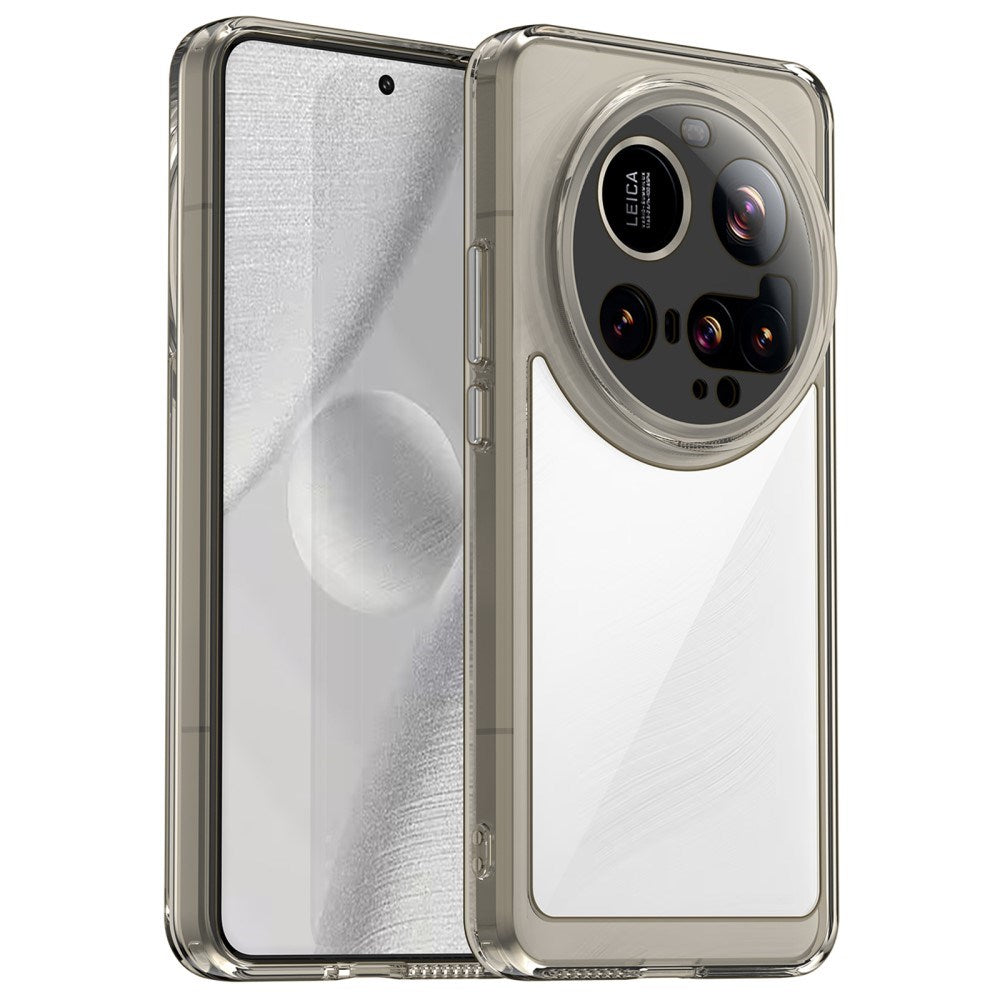 EIDERWOOD Xiaomi 15 Ultra Hybrid Plastik Cover - Gennemsigtig / Grå