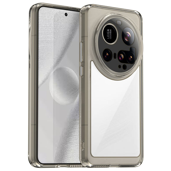 EIDERWOOD Xiaomi 15 Ultra Hybrid Plastik Cover - Gennemsigtig / Grå