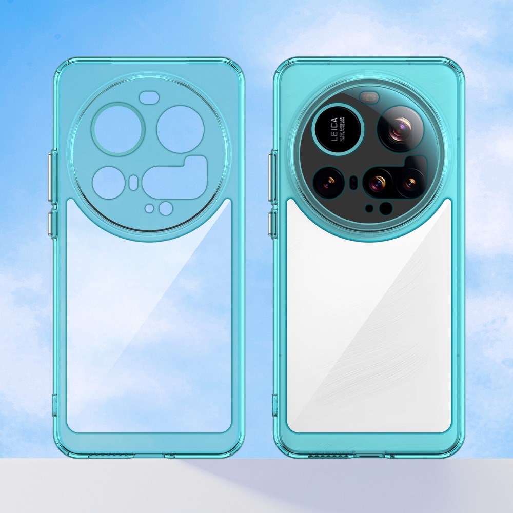 EIDERWOOD Xiaomi 15 Ultra Hybrid Plastik Cover - Gennemsigtig / Turkis