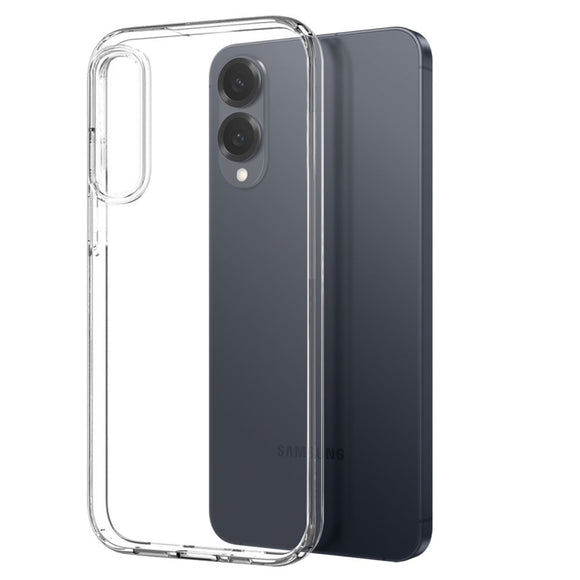 Samsung Galaxy S25 Edge 3-in-1 Beskyttelsessæt m. Cover - Skærmbeskyttelse - Kameralinsebeskyttelse - Gennemsigtig