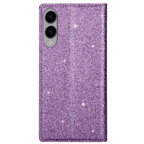 EIDERWOOD Samsung Galaxy S25 Edge Kunstlæder Cover m. Pung - Glimmer - Lilla