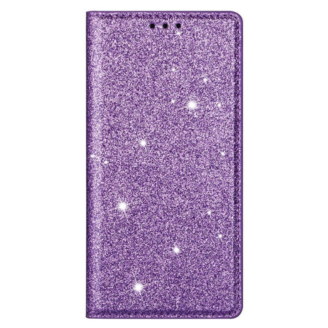 EIDERWOOD Samsung Galaxy S25 Edge Kunstlæder Cover m. Pung - Glimmer - Lilla