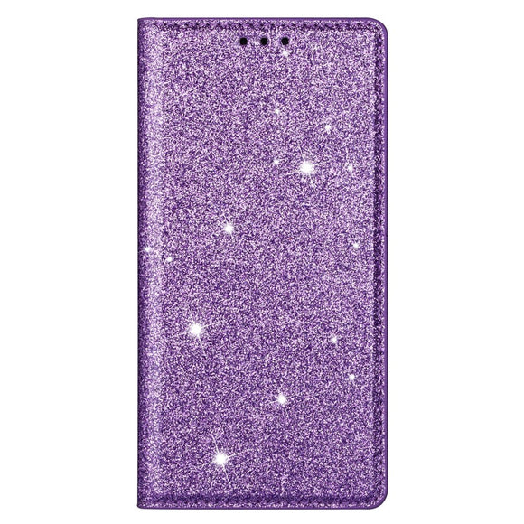 EIDERWOOD Samsung Galaxy S25 Edge Kunstlæder Cover m. Pung - Glimmer - Lilla