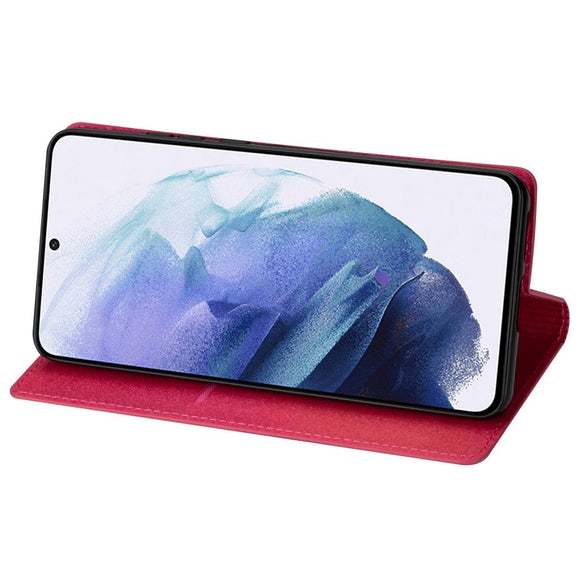 EIDERWOOD Samsung Galaxy S25 Edge Kunstlæder Cover m. Pung - Glimmer - Lyserød