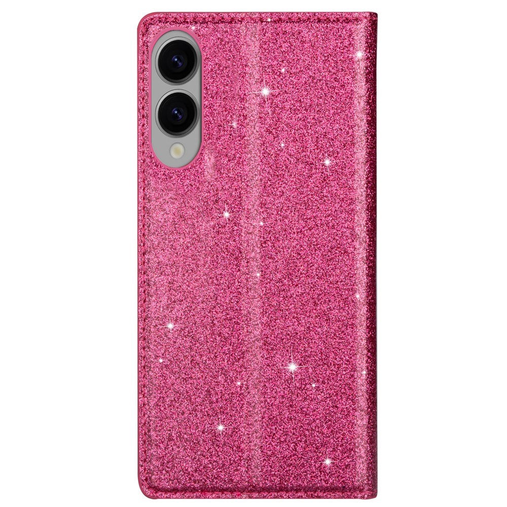 EIDERWOOD Samsung Galaxy S25 Edge Kunstlæder Cover m. Pung - Glimmer - Lyserød