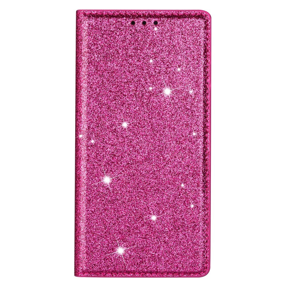 EIDERWOOD Samsung Galaxy S25 Edge Kunstlæder Cover m. Pung - Glimmer - Lyserød