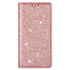 EIDERWOOD Samsung Galaxy S25 Edge Kunstlæder Cover m. Pung - Glimmer - Rose Gold