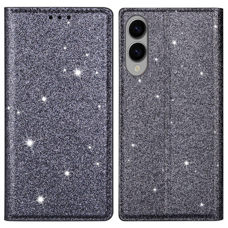 EIDERWOOD Samsung Galaxy S25 Edge Kunstlæder Cover m. Pung - Glimmer - Grå