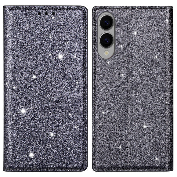 EIDERWOOD Samsung Galaxy S25 Edge Kunstlæder Cover m. Pung - Glimmer - Grå