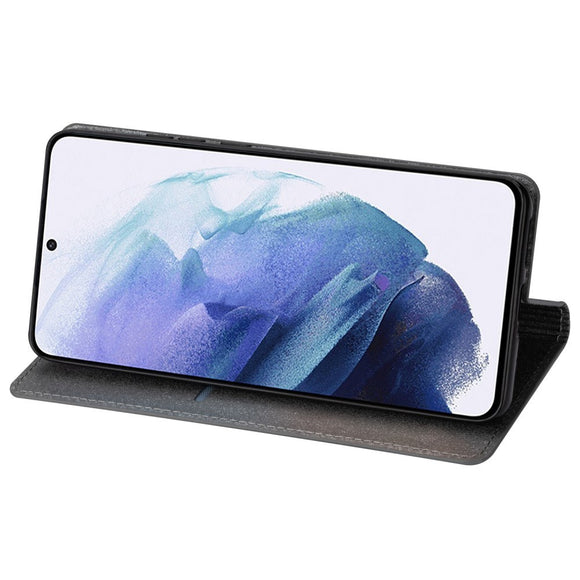 EIDERWOOD Samsung Galaxy S25 Edge Kunstlæder Cover m. Pung - Glimmer - Grå