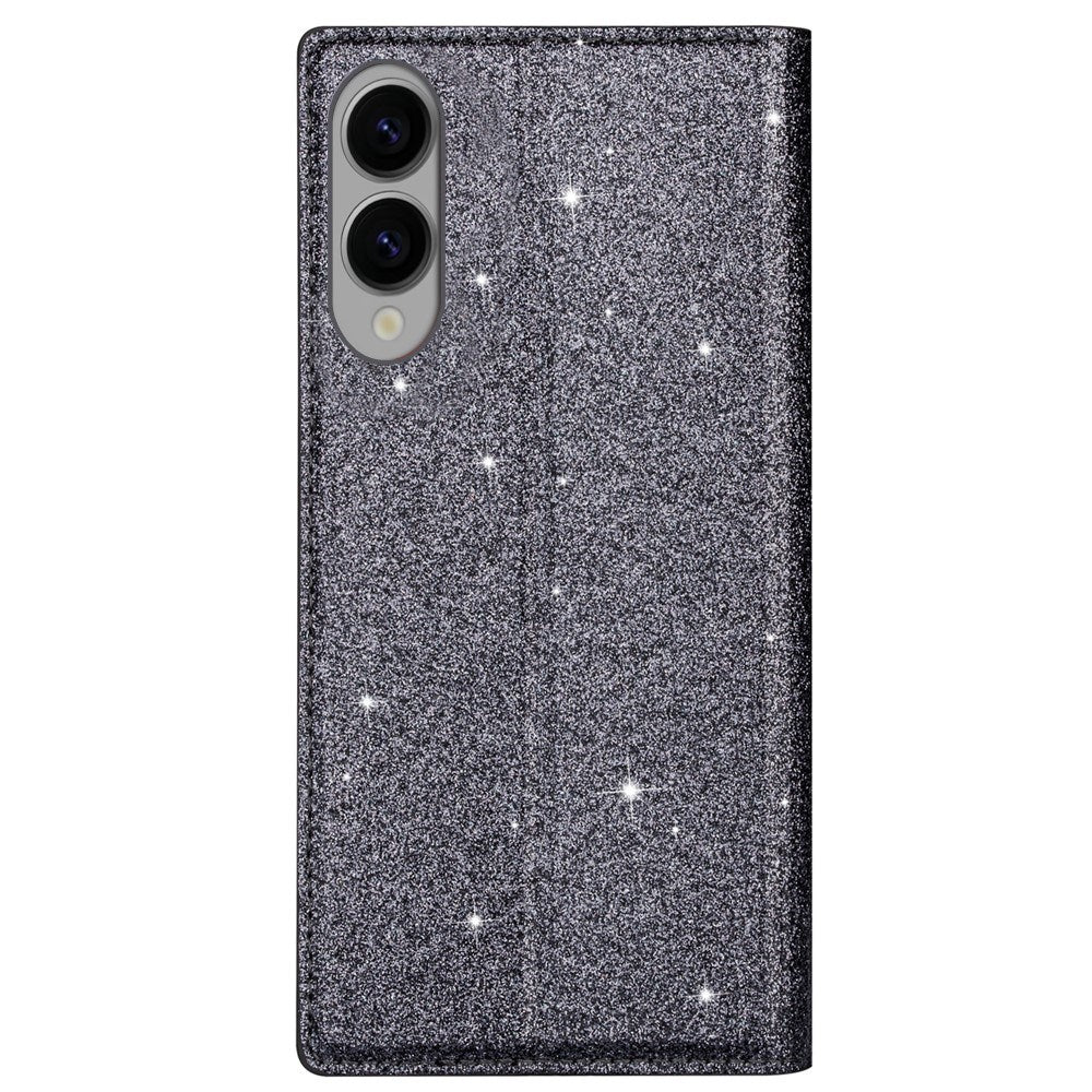 EIDERWOOD Samsung Galaxy S25 Edge Kunstlæder Cover m. Pung - Glimmer - Grå