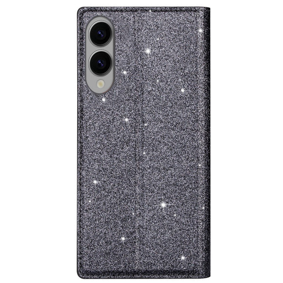 EIDERWOOD Samsung Galaxy S25 Edge Kunstlæder Cover m. Pung - Glimmer - Grå