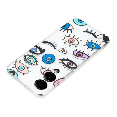 EIDERWOOD Samsung Galaxy S25 Edge Fleksibel Plast Cover m. Motiv - Gennemsigtig / Øjne