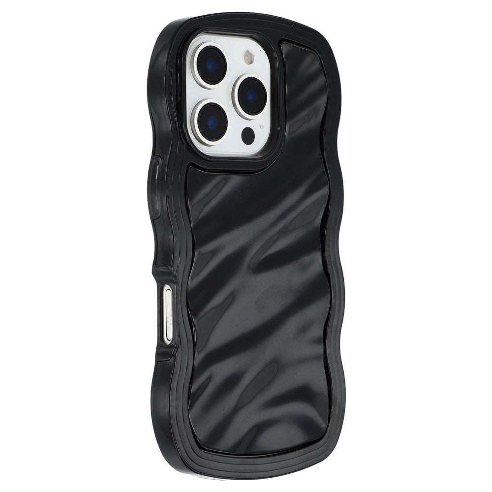 iPhone 16 Pro Max EIDERWOOD Hybrid Plast Wavy Cover - Sort