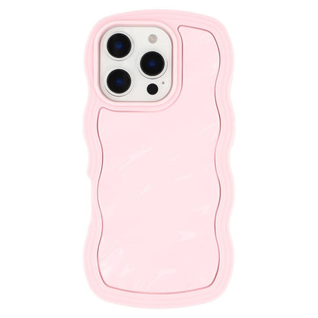 iPhone 16 Pro Max EIDERWOOD Hybrid Plast Wavy Cover - Lyserød