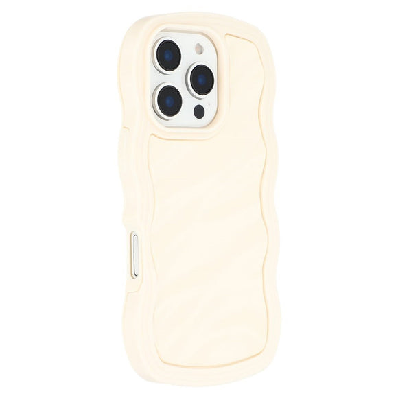 iPhone 16 Pro Max EIDERWOOD Hybrid Plast Wavy Cover - Beige